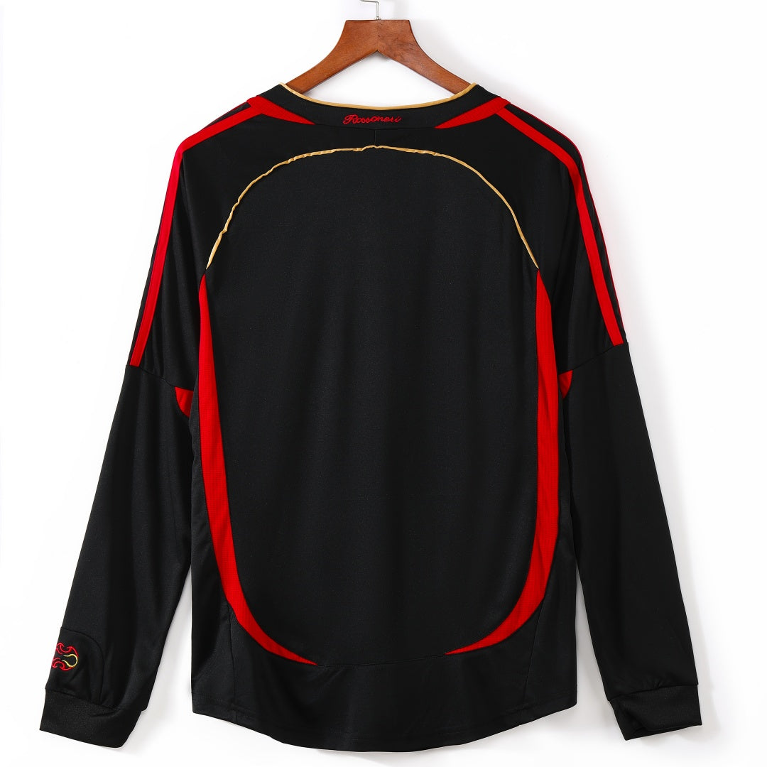 Maillot manches longues Milan AC 06/07 version fan — vue dos