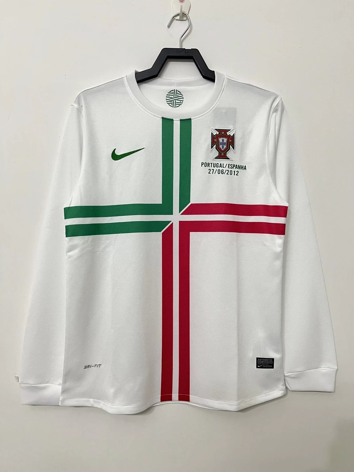Maillot manches longues Portugal 2012 version fan — vue face
