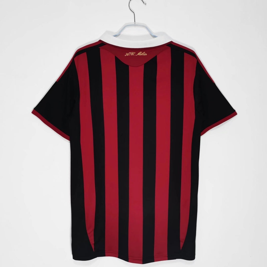 Maillot Milan AC 09/10 version fan — vue dos