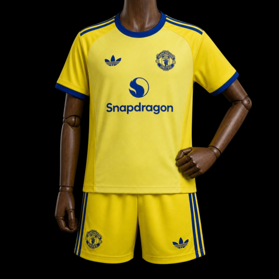 Maillot enfant Manchester United 26/27 version fan — vue face