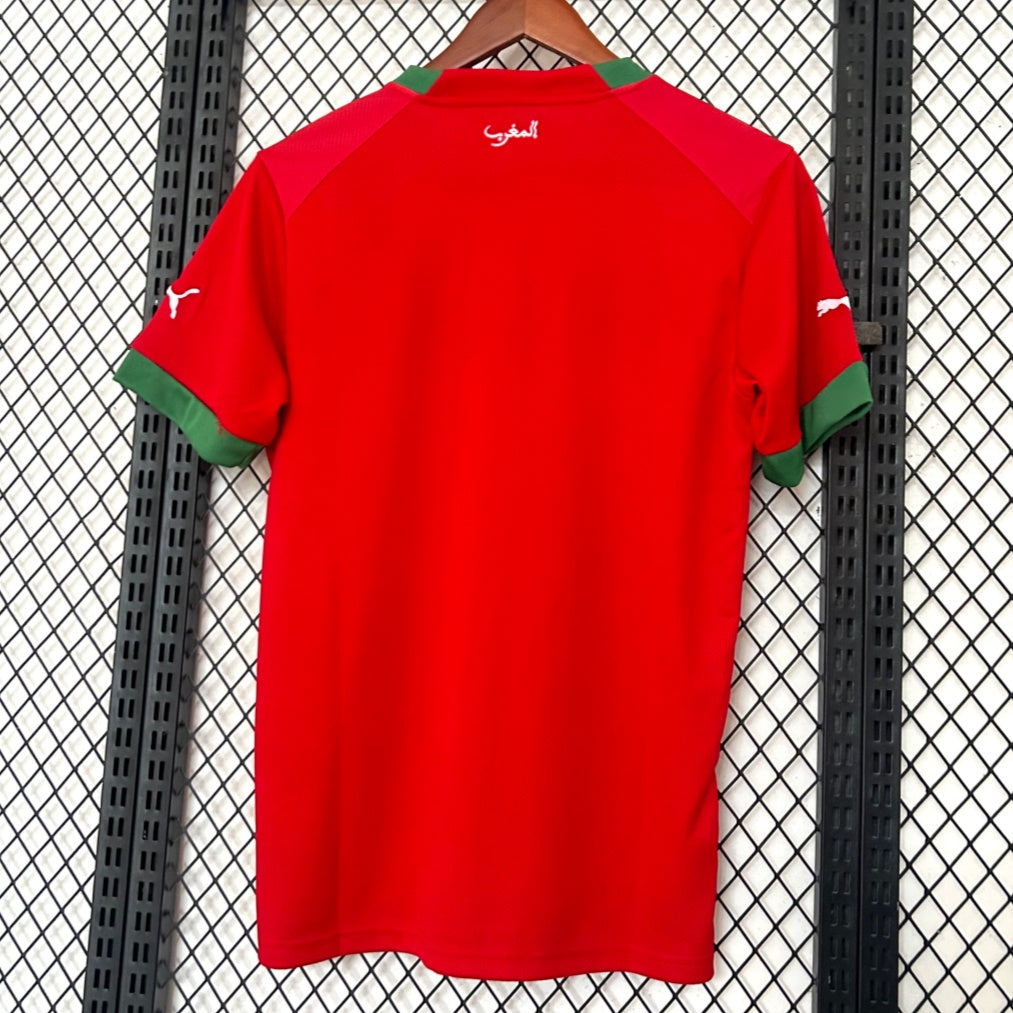 Maillot Maroc 2022 version fan — vue dos