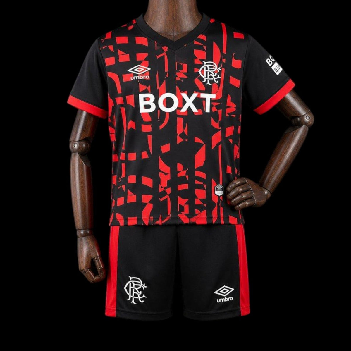 Maillot enfant Rangers FC 26/27 version fan — vue face