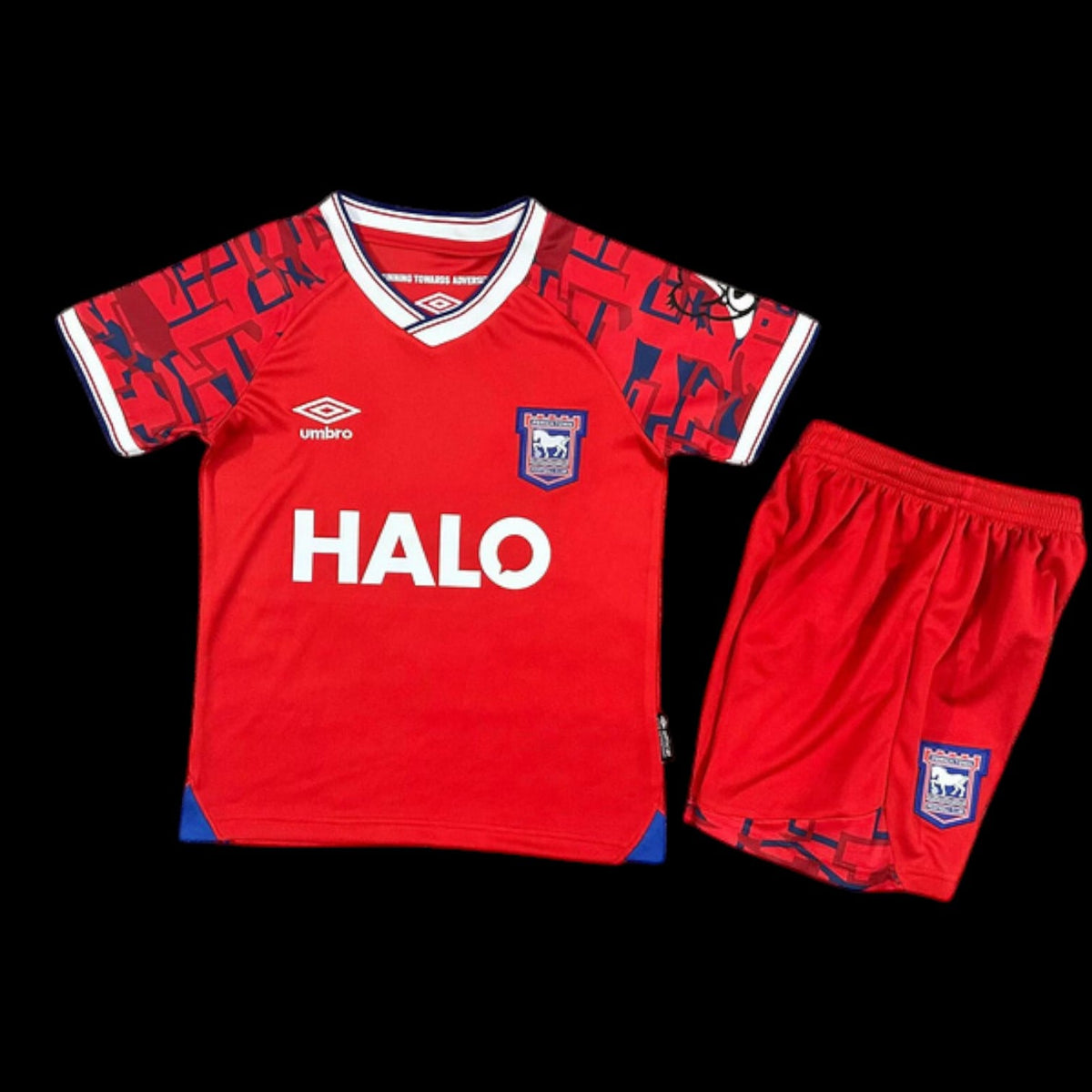 Maillot enfant Ipswich Town 25/26 version fan — vue face