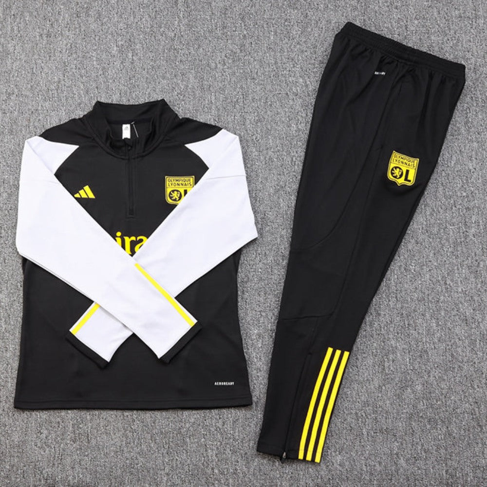 Survet Olympique Lyonnais Noir & Jaune 23/24