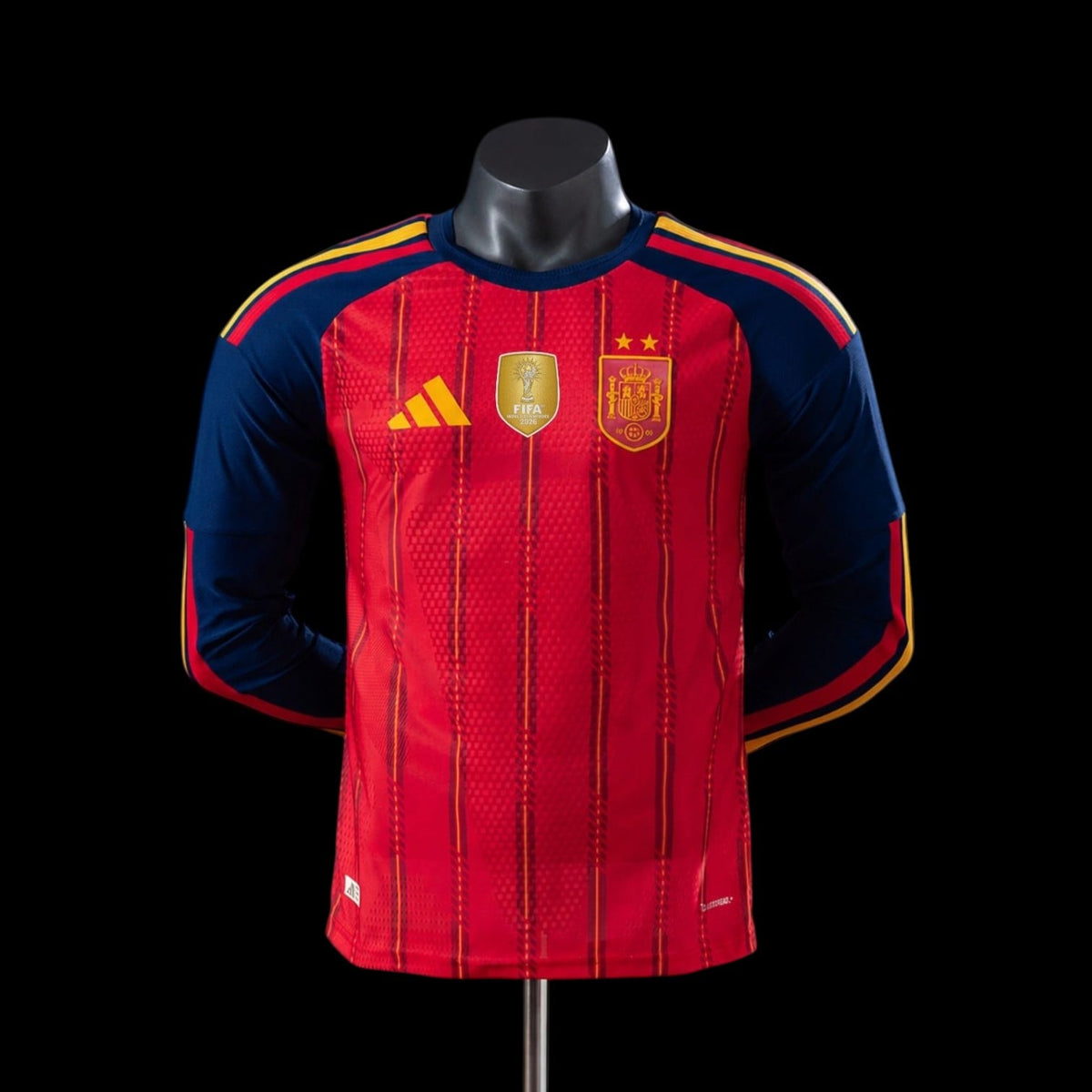 Maillot manches longues Espagne 26/27 version joueur — vue face