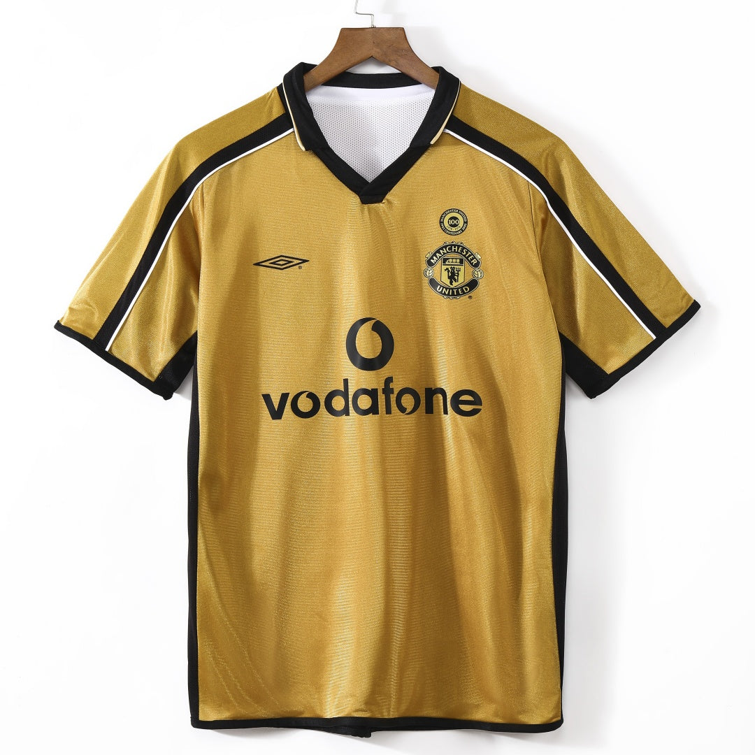 Maillot Manchester United 01/02 version fan — vue face