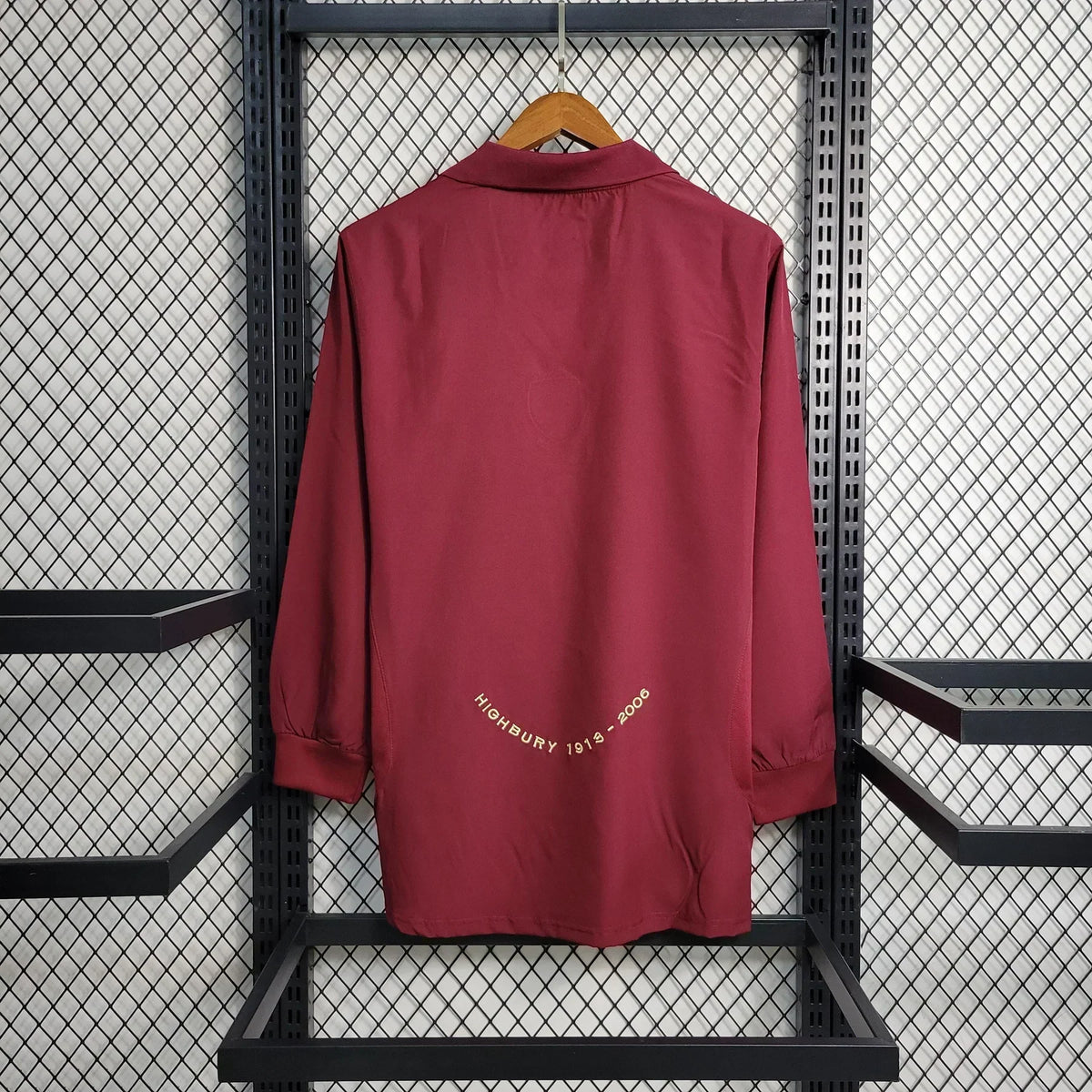 Maillot manches longues Arsenal 05/06 version fan — vue dos