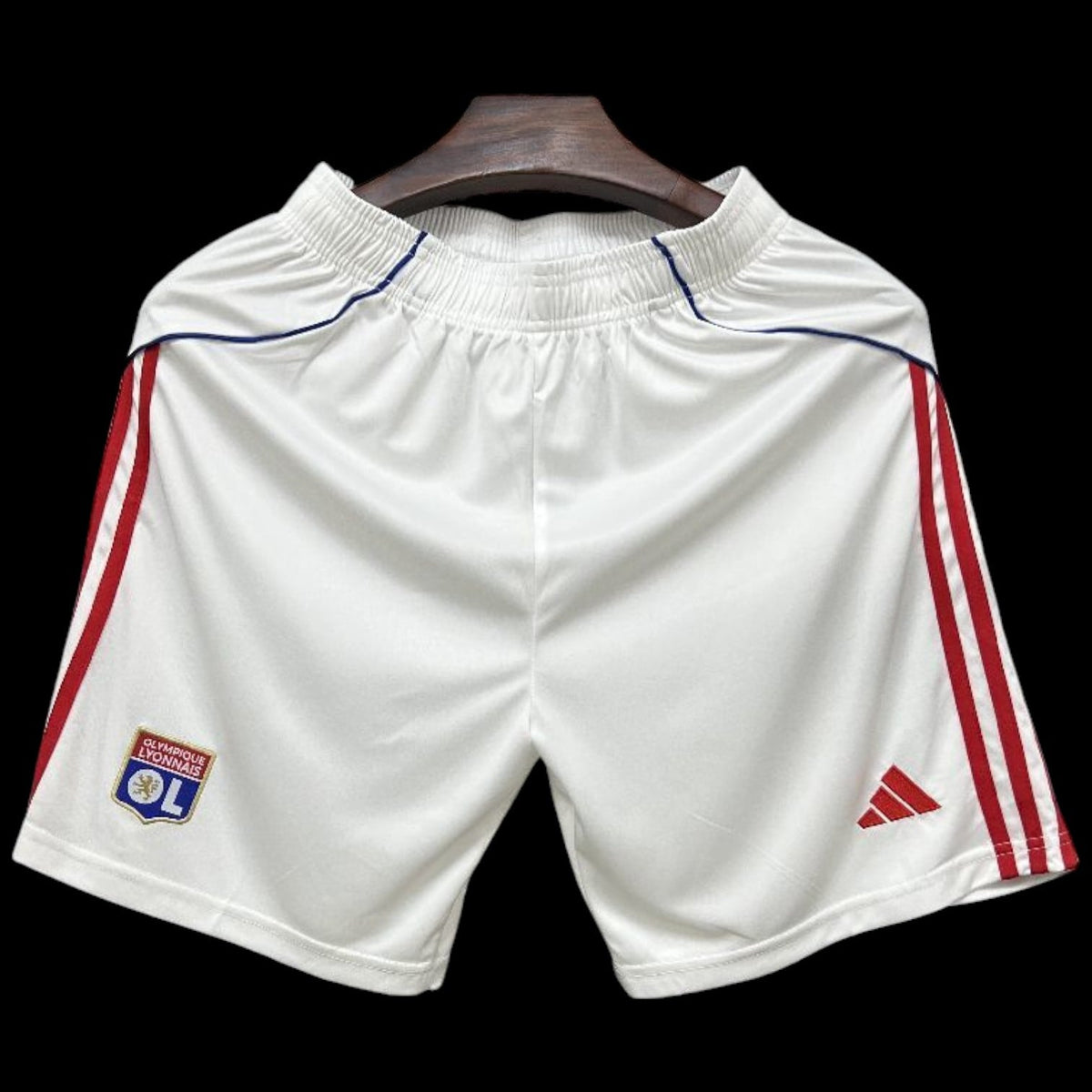 Short Olympique Lyonnais 25/26 version fan — vue face