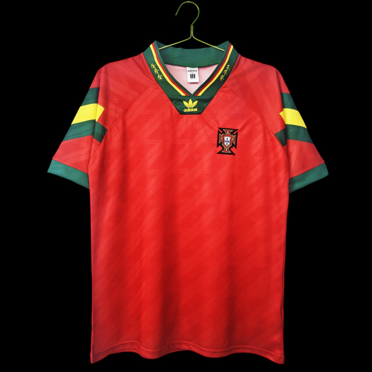 Maillot Portugal 1992 version fan — vue face