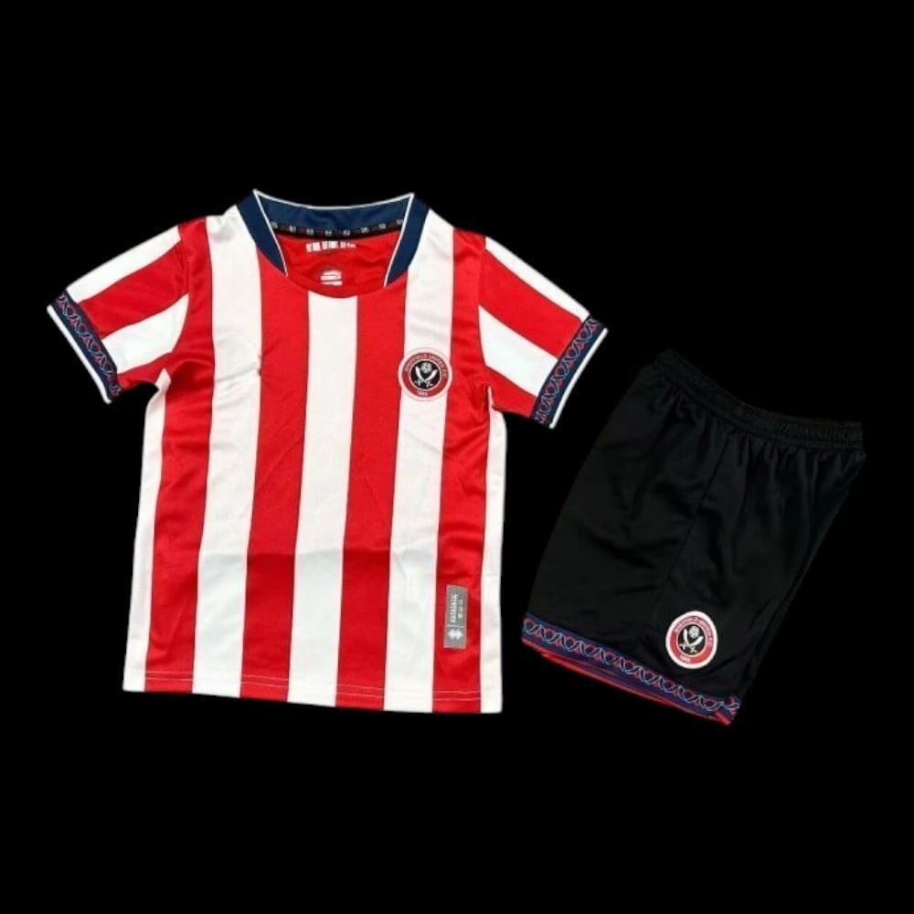 Maillot enfant Sheffield United 25/26 version fan — vue face