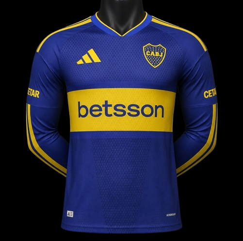 Maillot manches longues Boca Junior 26/27 version joueur — vue face