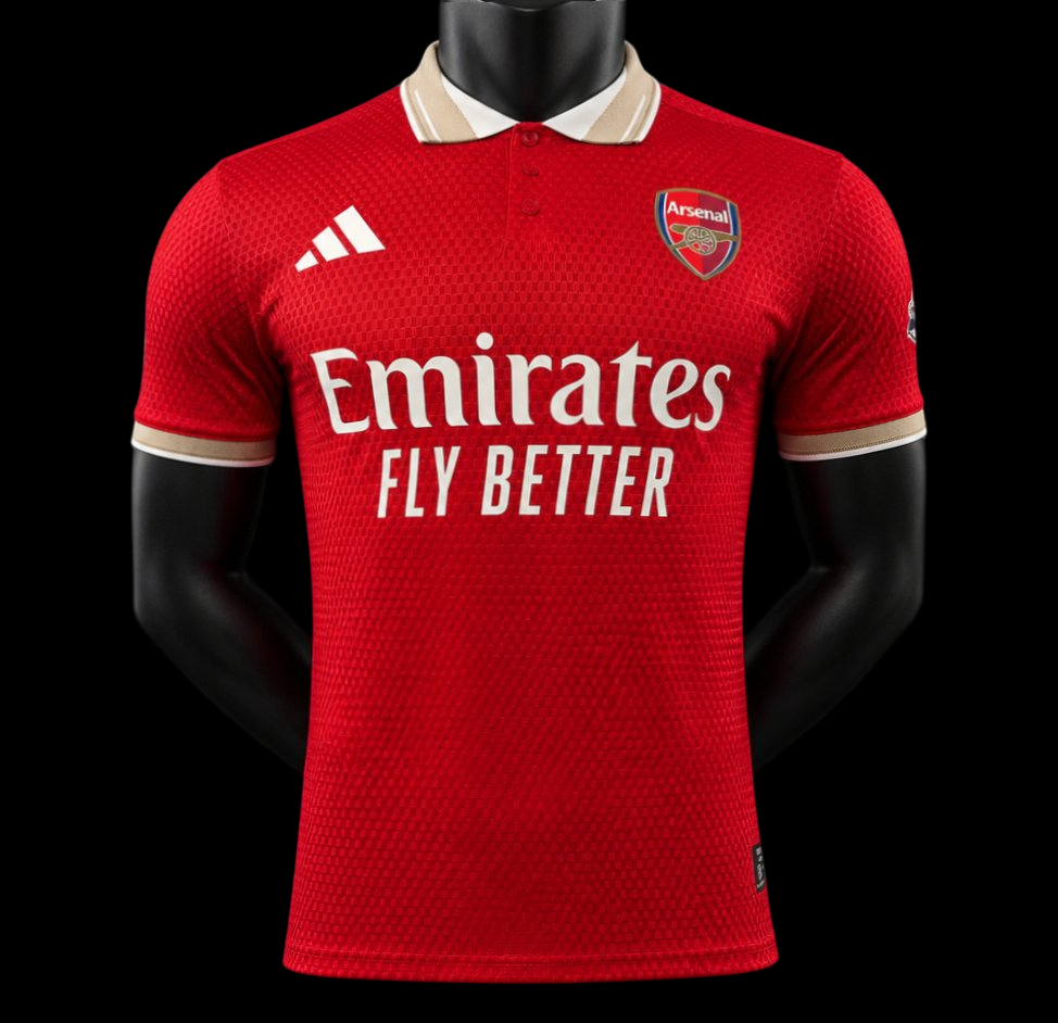 Polo Arsenal 26/27 version joueur — vue dos