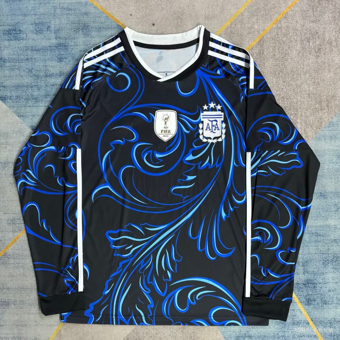 Maillot manches longues Argentine 25/26 version fan — vue face