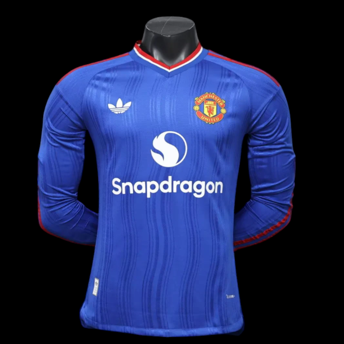 Maillot manches longues Manchester United 26/27 version joueur — vue face