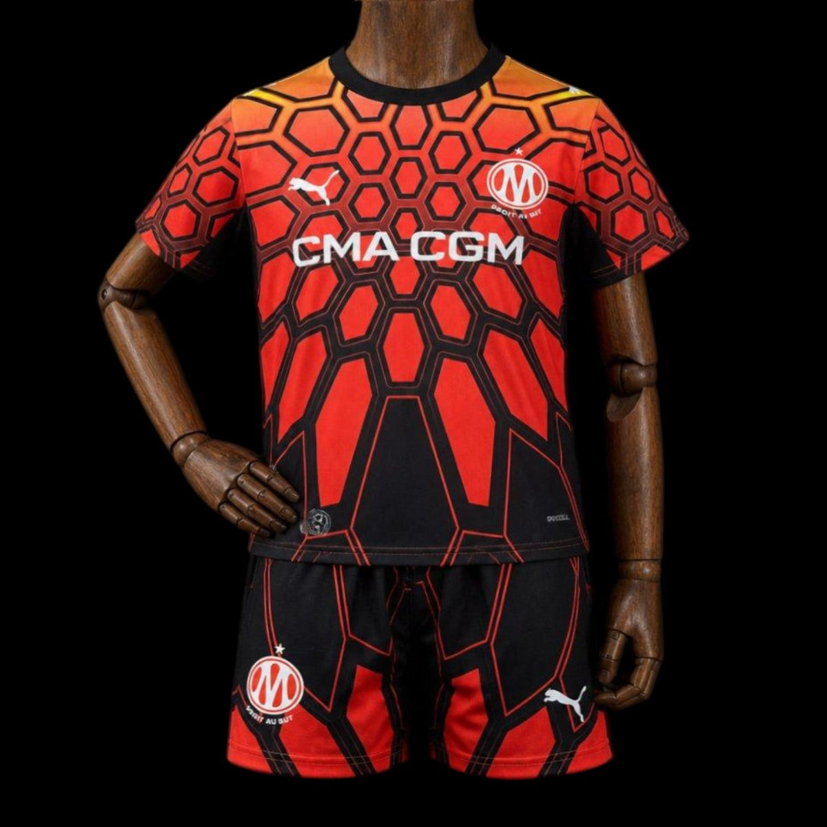 Maillot enfant Olympique de Marseille 26/27 version fan — vue face