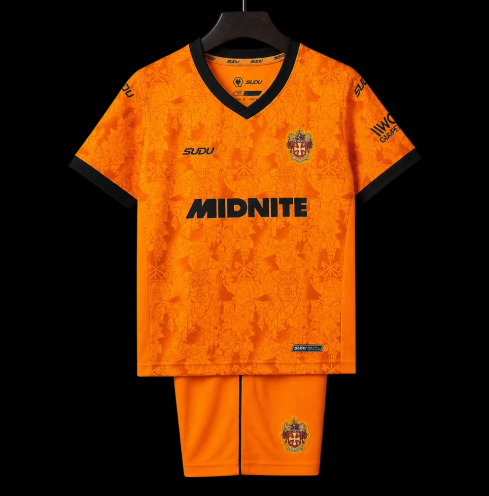 Maillot enfant Wolverhampton 26/27 version fan — vue face