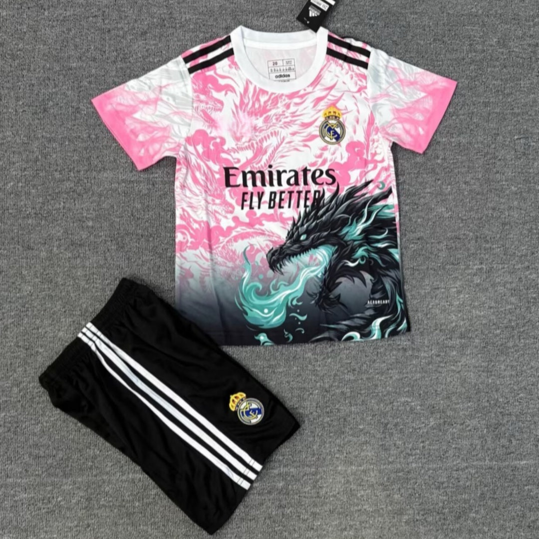Ensemble enfant Real Madrid 25/26 version fan — vue face