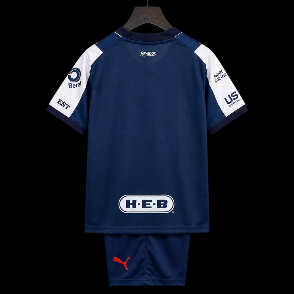 Maillot enfant Monterrey 26/27 version fan — vue dos