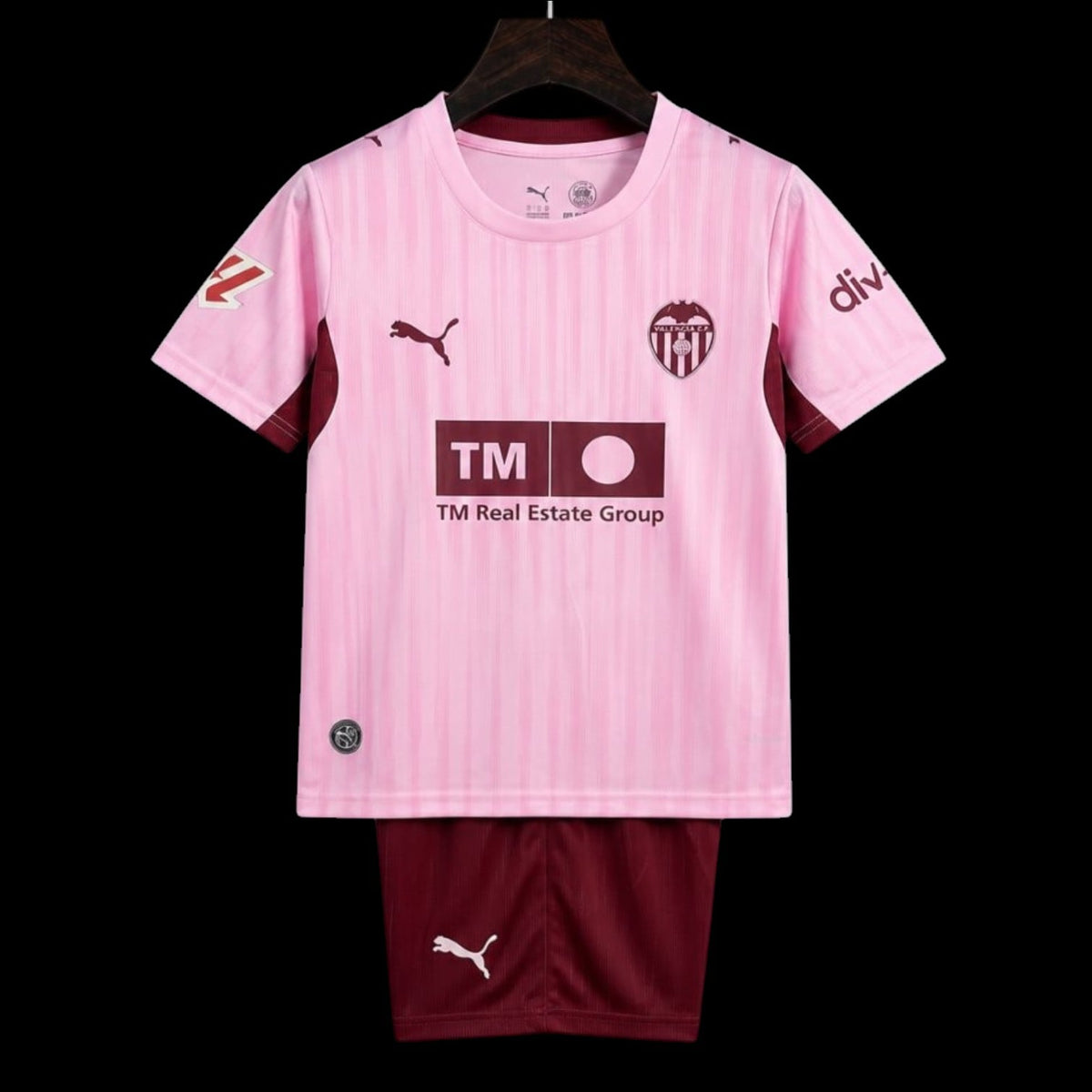 Maillot enfant Valence 26/27 version fan — vue face