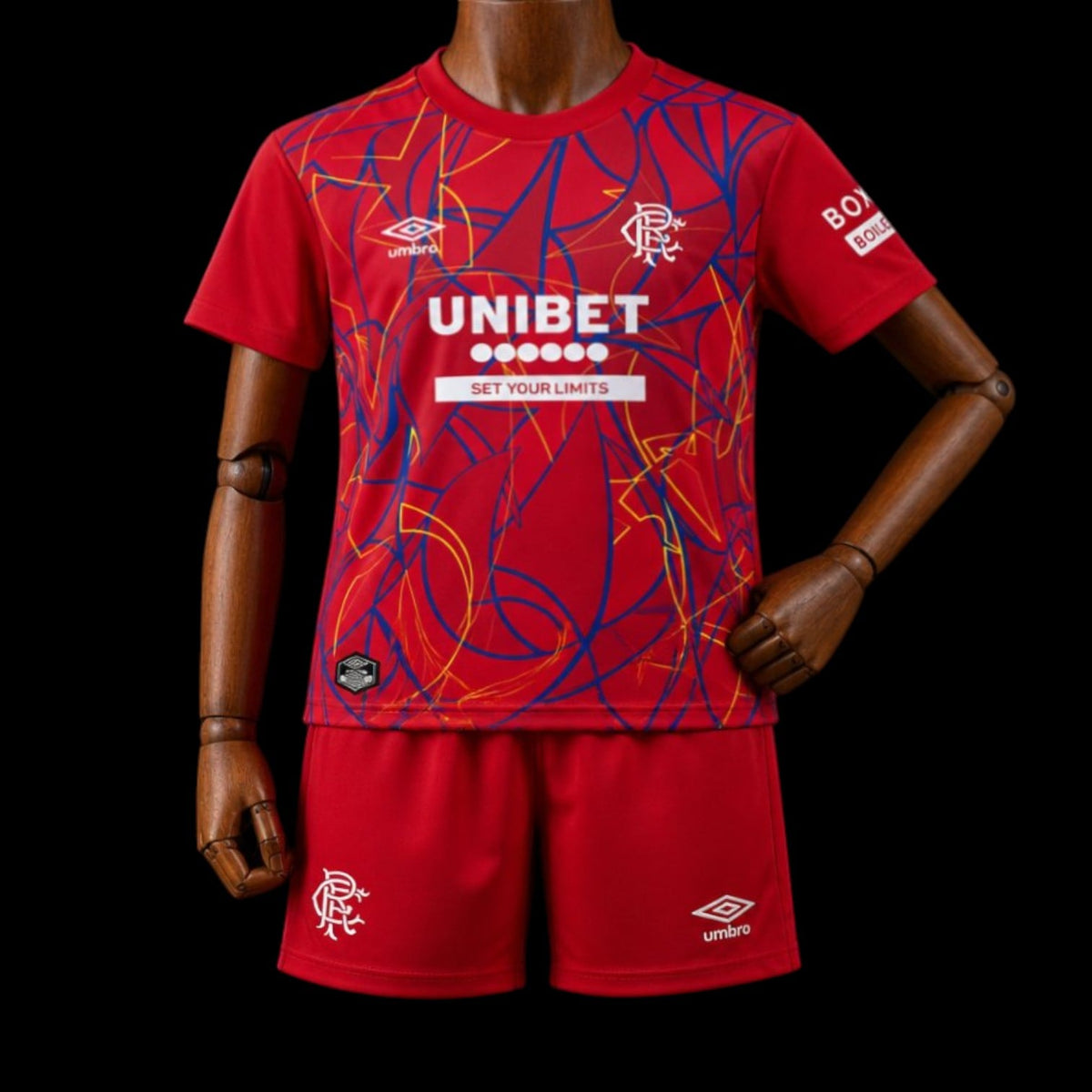 Maillot enfant Rangers FC 26/27 version fan — vue face