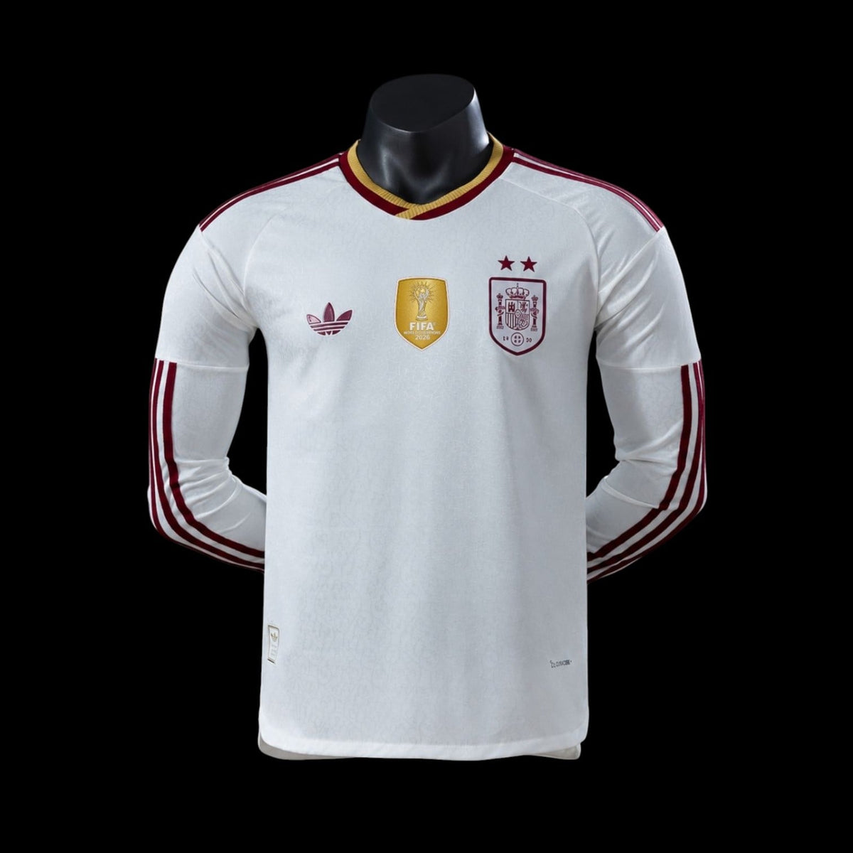 Maillot manches longues Espagne 26/27 version joueur — vue face