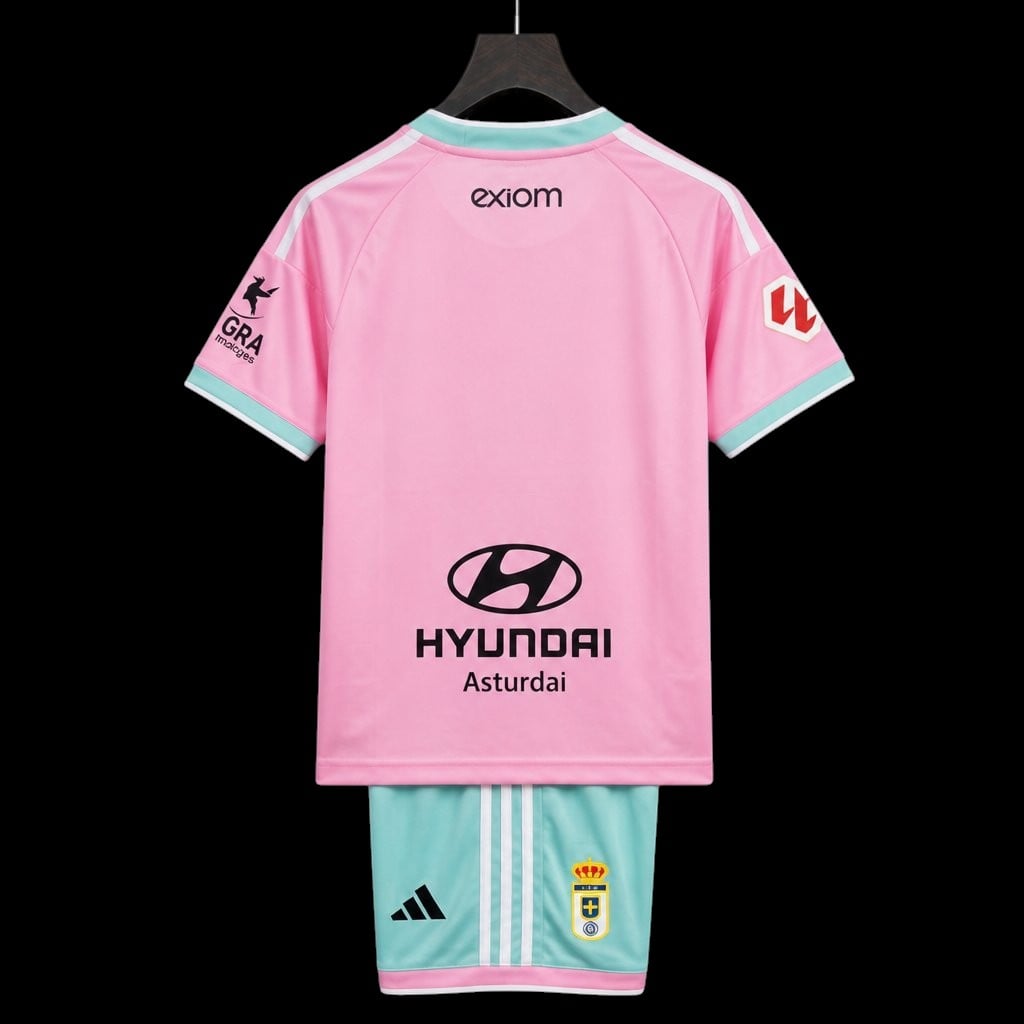 Maillot enfant Real Oviedo 26/27 version fan — vue dos