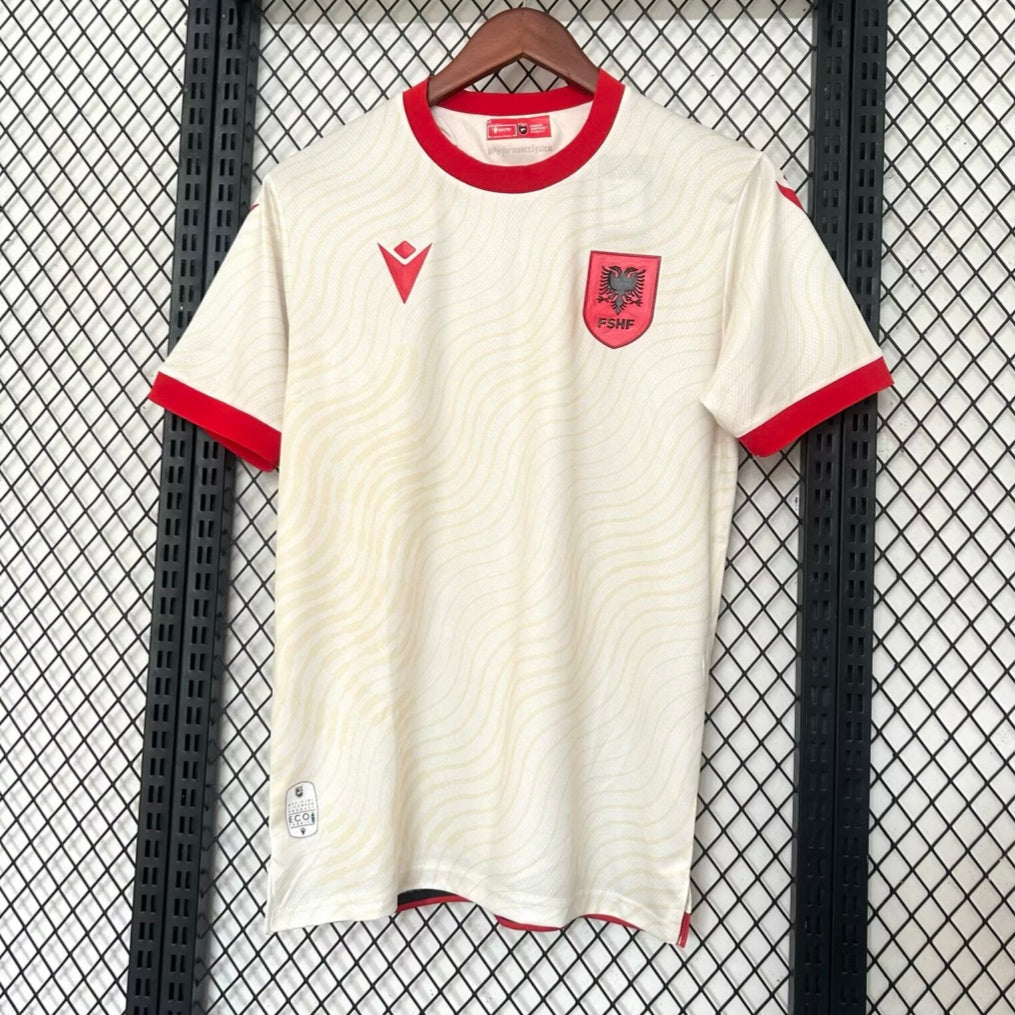 Maillot Albanie 2026 version fan — vue face