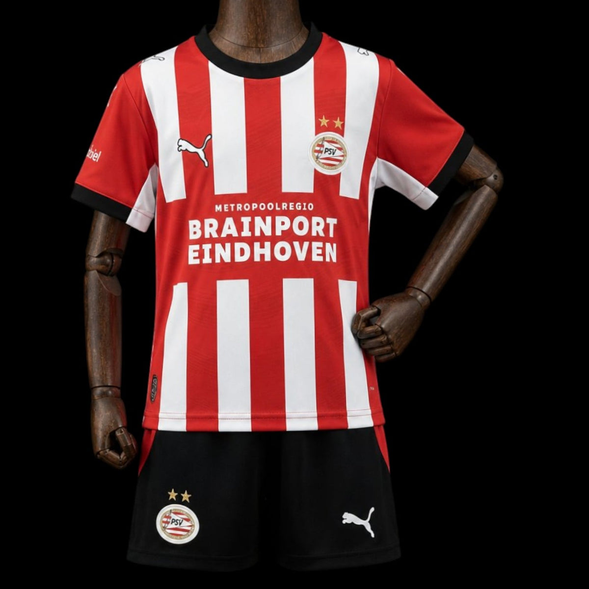 Maillot enfant PSV Eindhoven 26/27 version fan — vue face