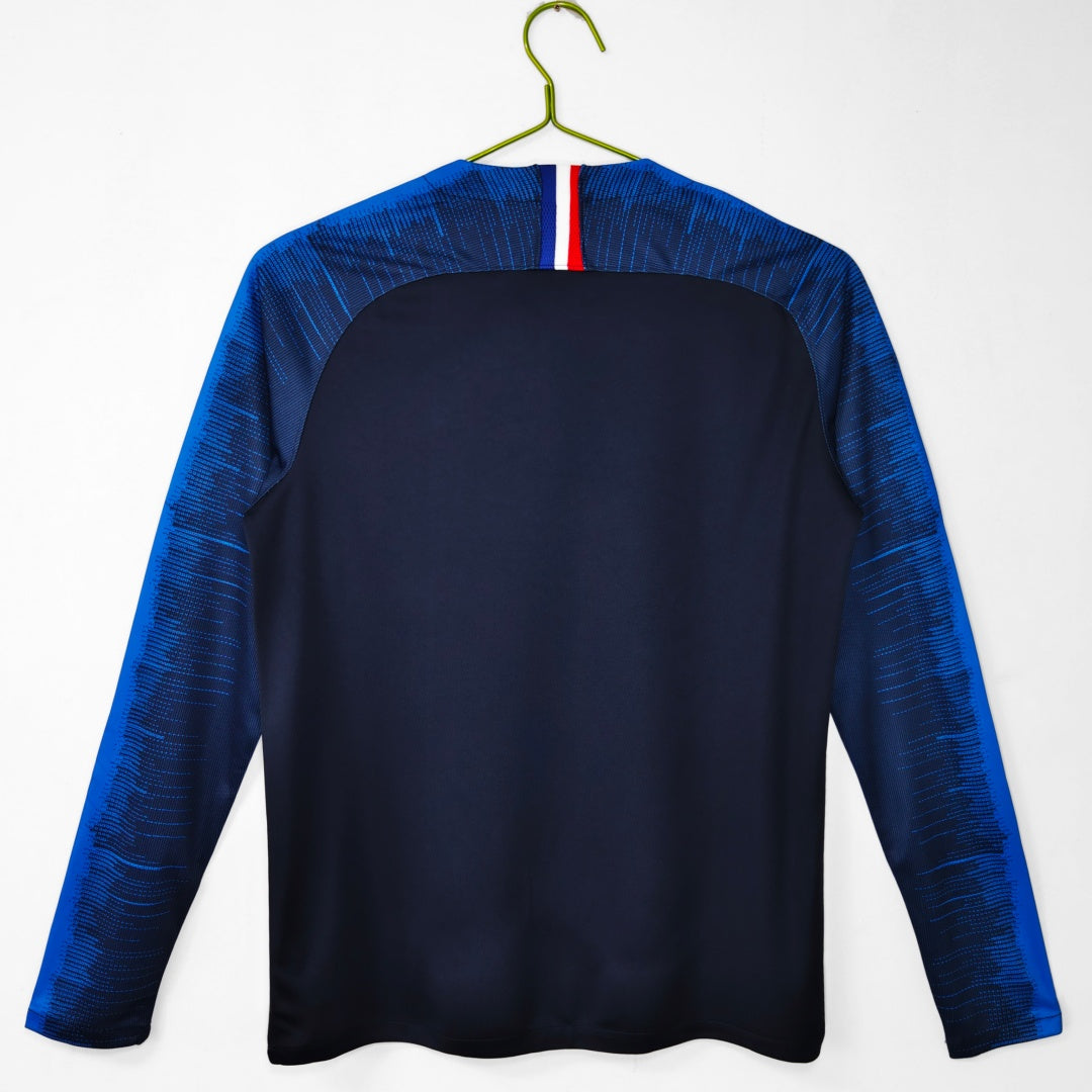 Maillot manches longues Équipe de France 2018 version fan — vue dos