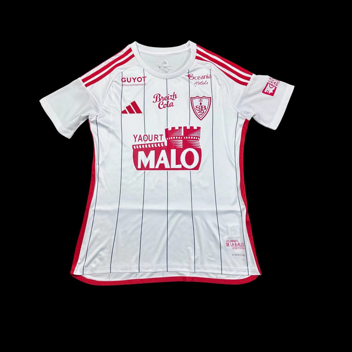Maillot Brest 25/26 version fan — vue face