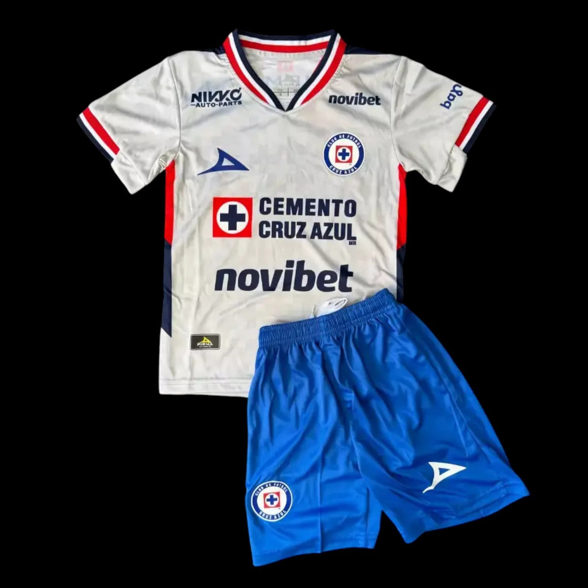 Maillot enfant Cruz Azul 25/26 version fan — vue face