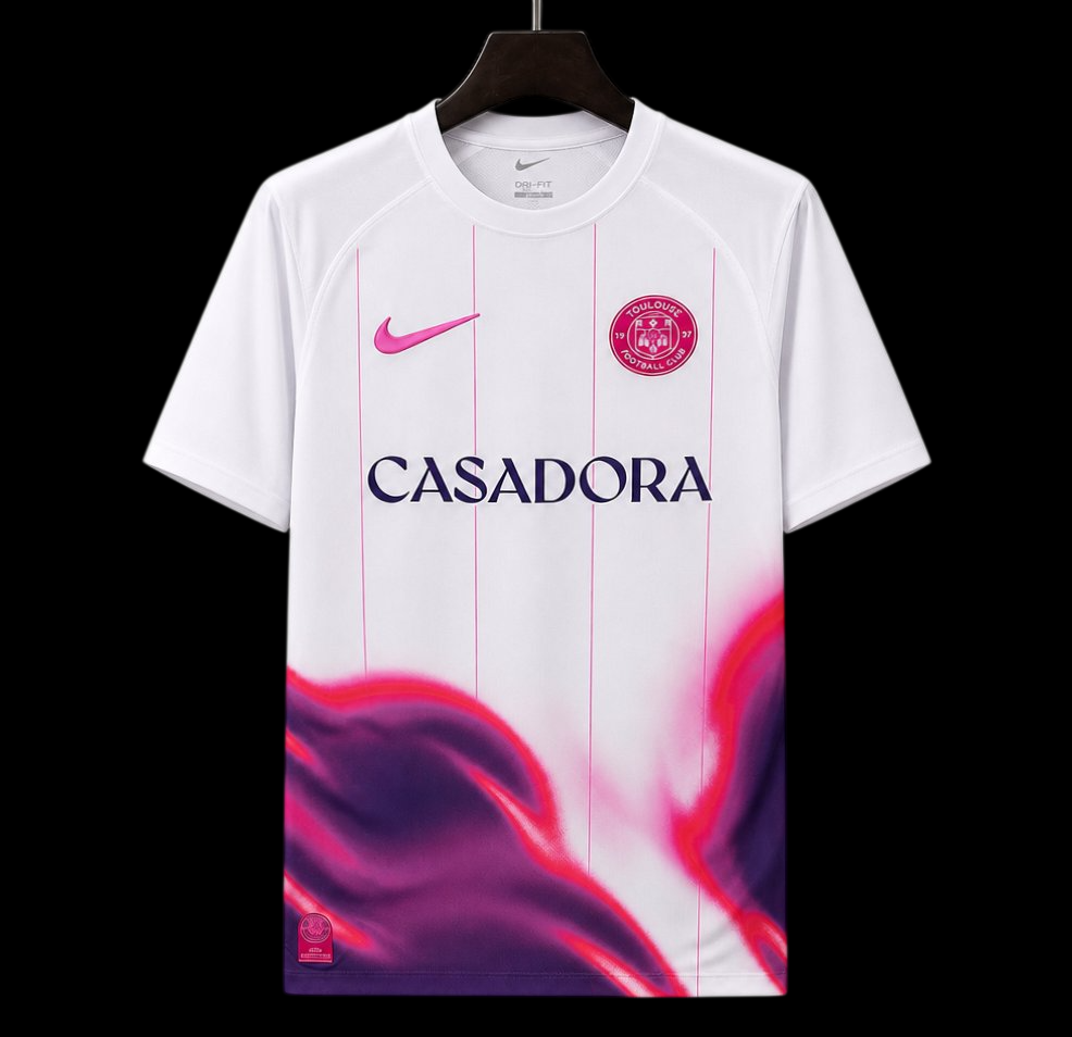 Maillot Toulouse 26/27 version fan — vue face