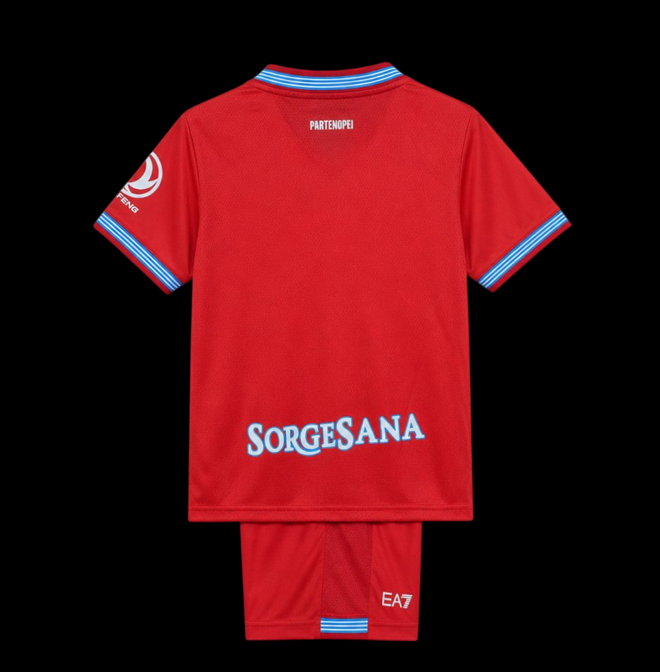 Maillot enfant Naples 26/27 version fan — vue dos