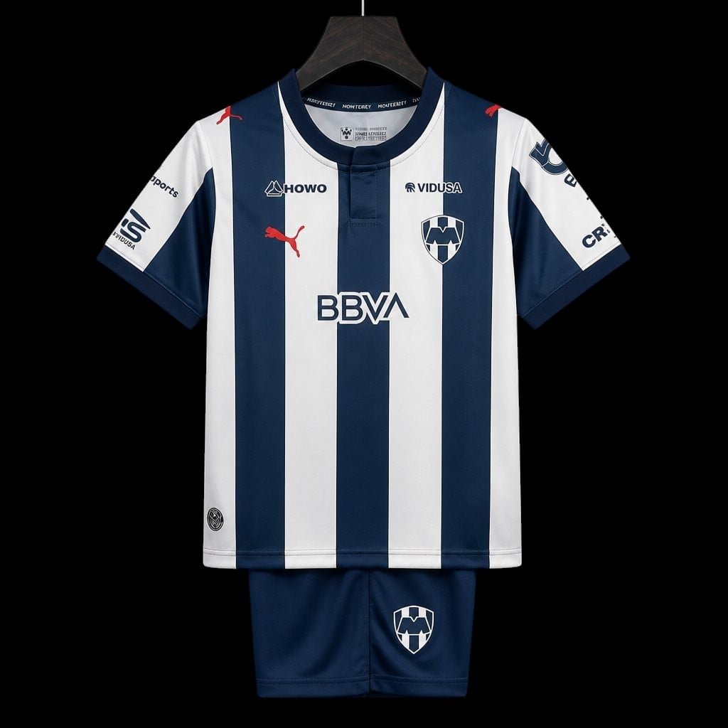 Maillot enfant Monterrey 26/27 version fan — vue face