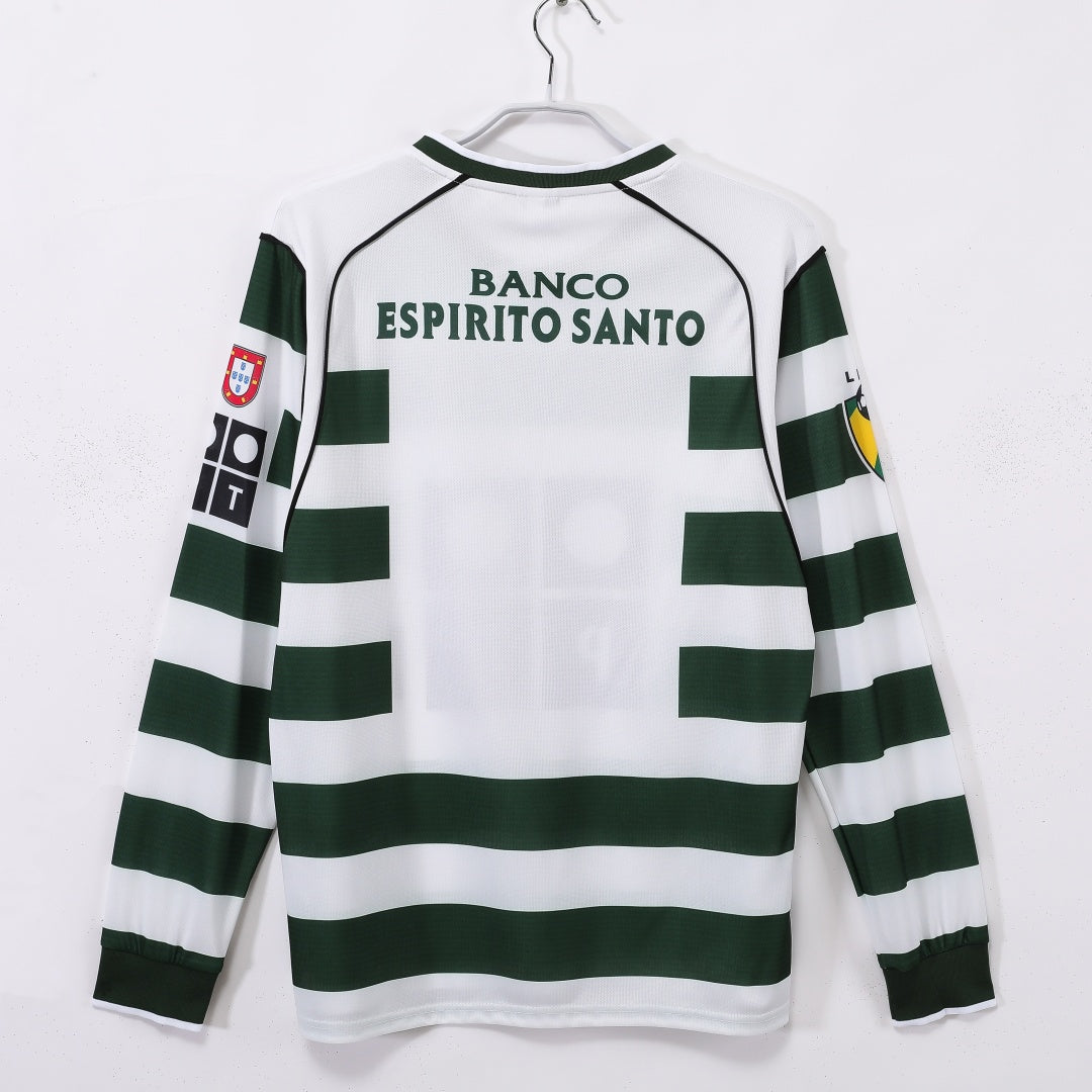 Maillot manches longues Sporting 01/03 version fan — vue dos