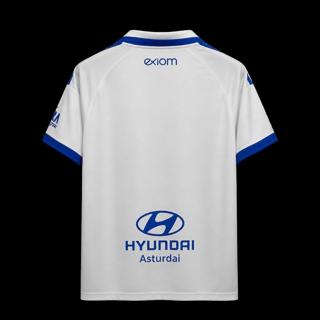 Maillot Real Oviedo 26/27 version fan — vue dos