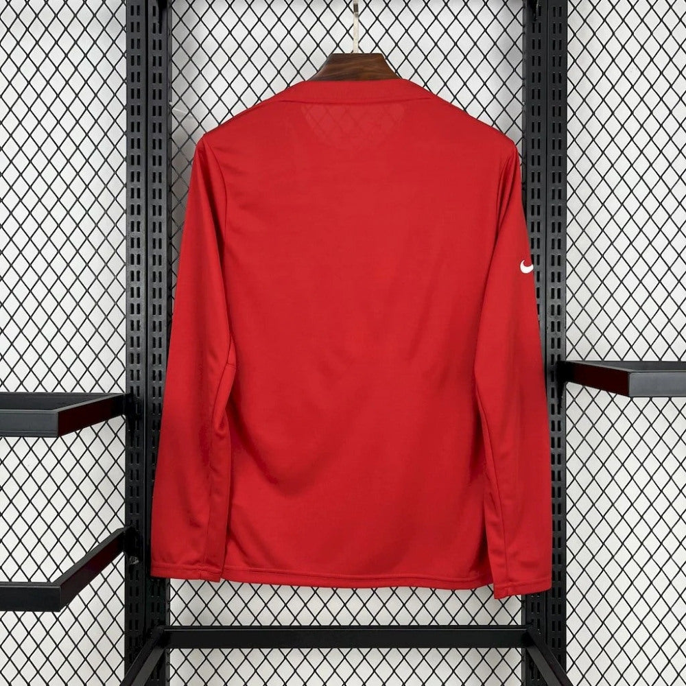 Atletico Madrid Avant Match Rouge Manches Longues 25/26