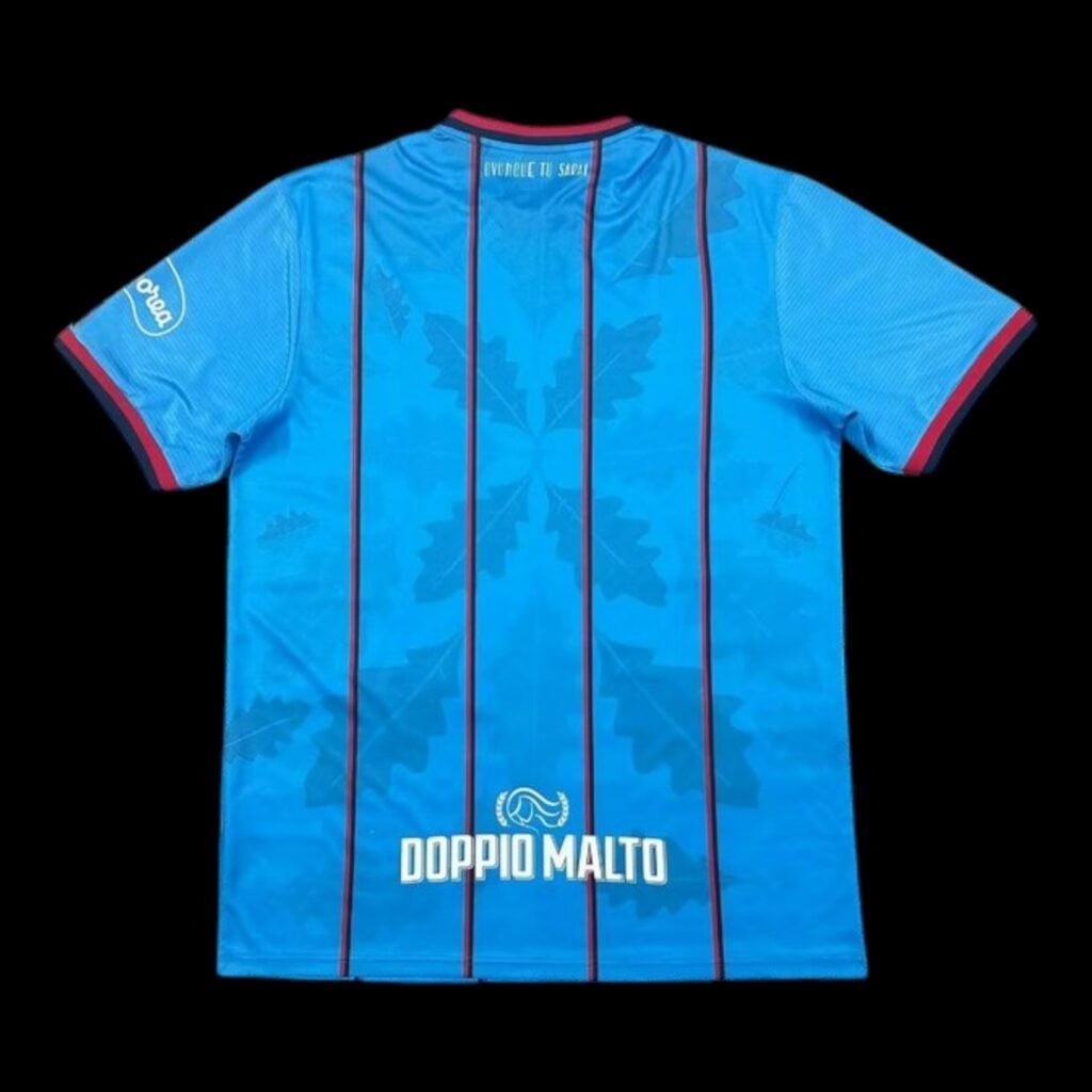 Maillot Cagliari 25/26 version fan — vue dos