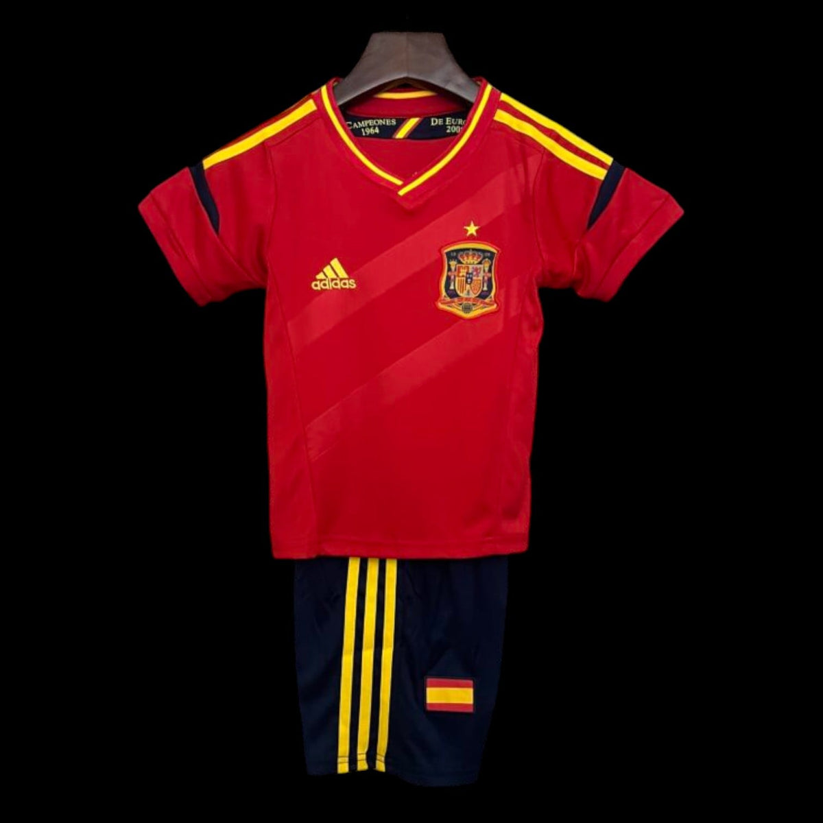 Maillot enfant Espagne 2012 version fan — vue face