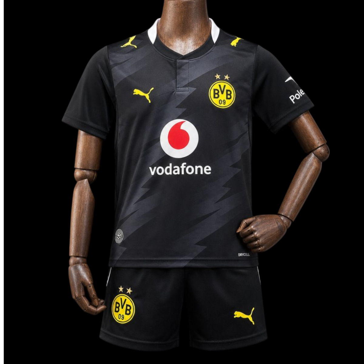 Maillot enfant BVB Dortmund 26/27 version fan — vue face