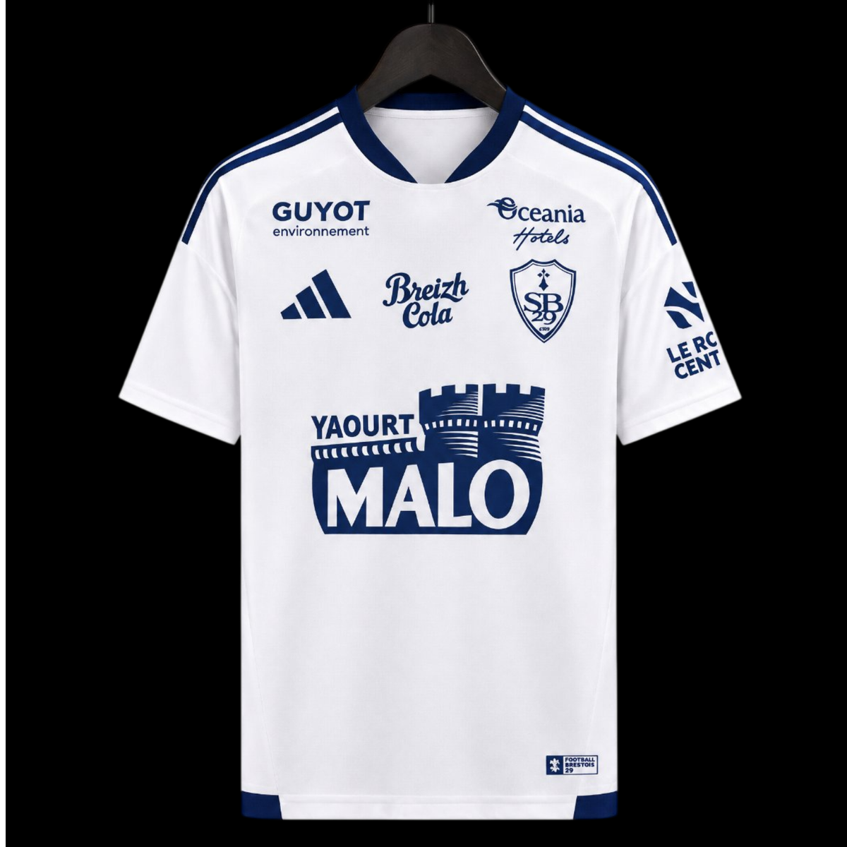 Maillot Stade Brestois 26/27 version fan — vue face