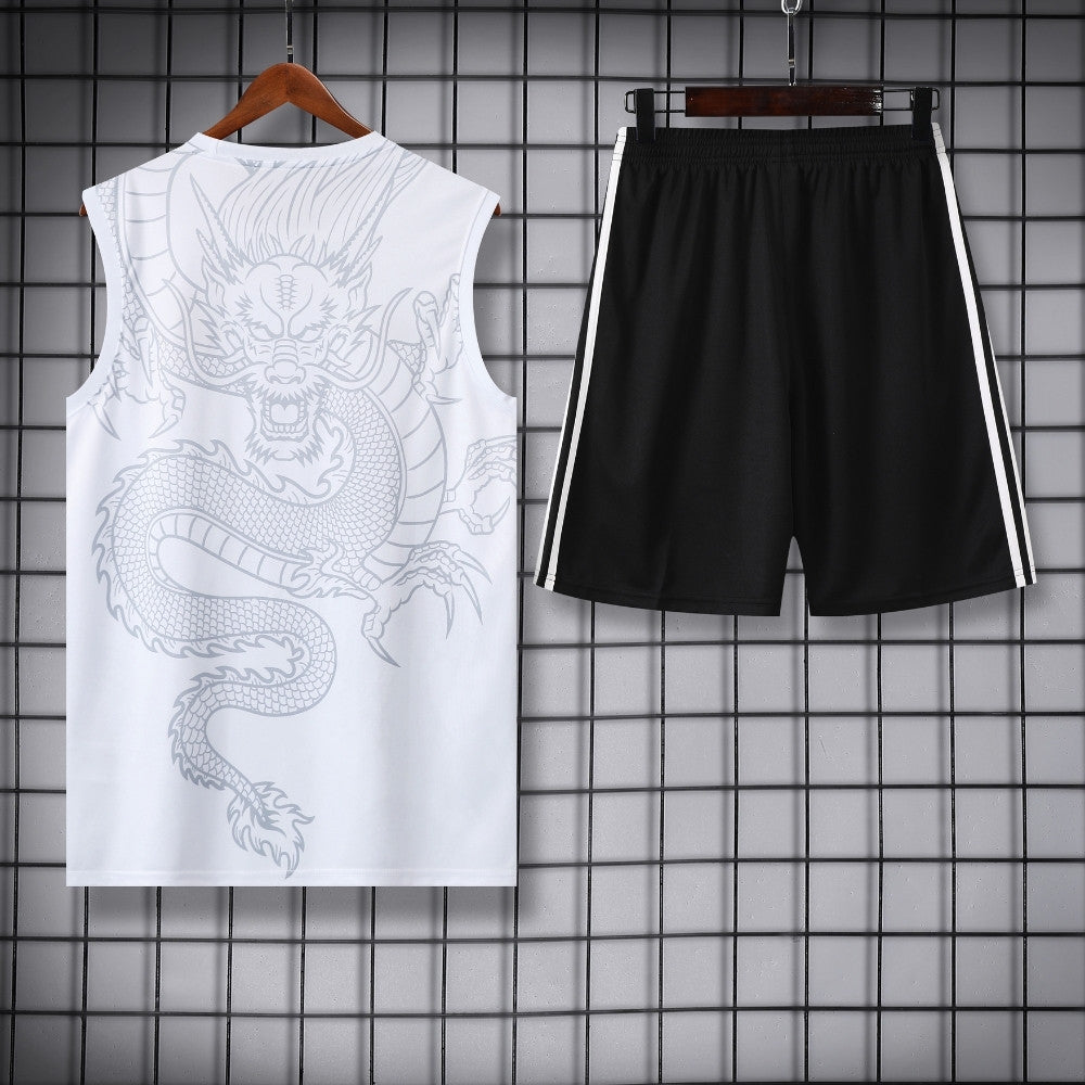 Ensemble Débardeur Real Madrid Concept Dragon Blanc 24/25