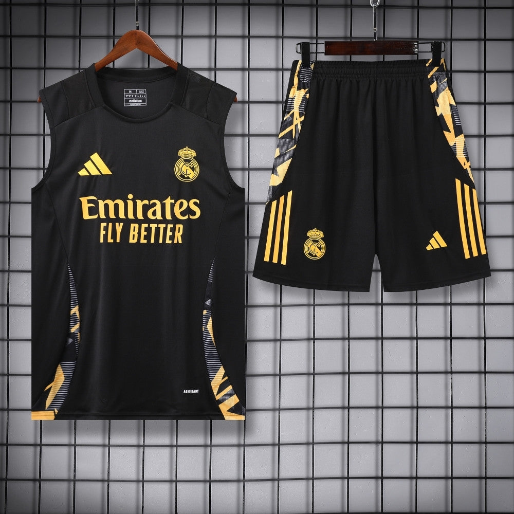 Ensemble Débardeur Real Madrid Concept Jaune 24/25