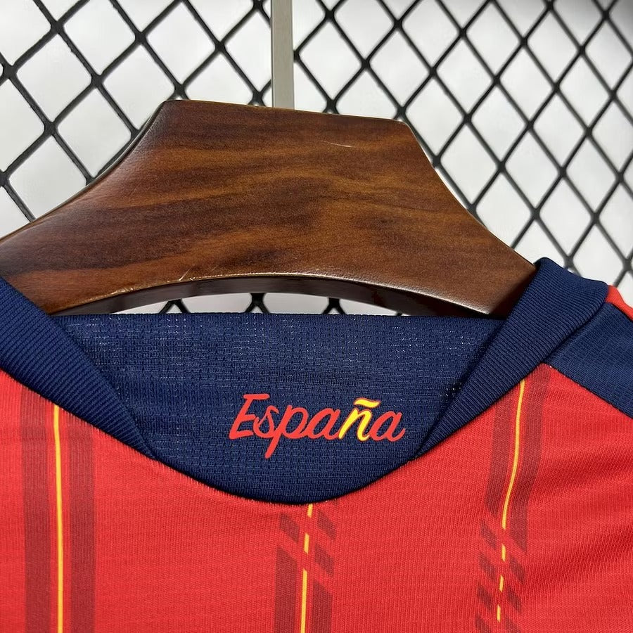 Espagne Domicile Manches Longues 2026 - 2 Étoiles