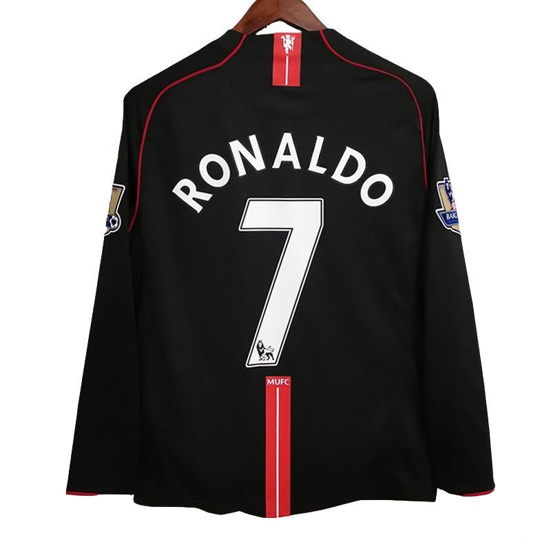 Maillot manches longues Manchester United 2007 version fan — vue detail