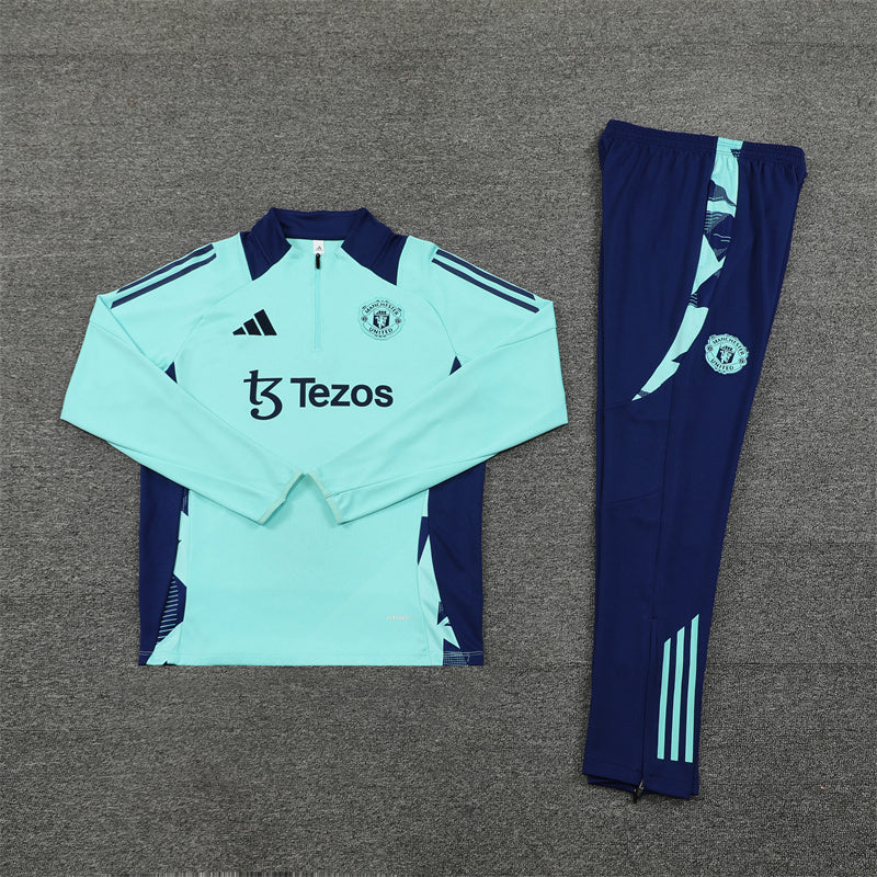 Survet Manchester United Bleu Menthe 24/25
