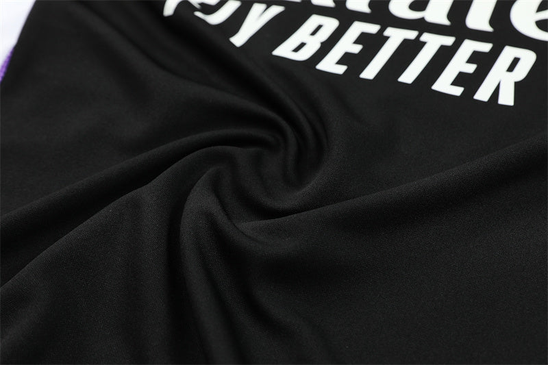 Survet Real Madrid Noir & Mauve 24/25