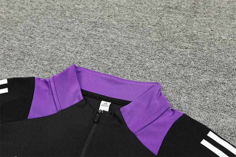 Survet Real Madrid Noir & Mauve 24/25