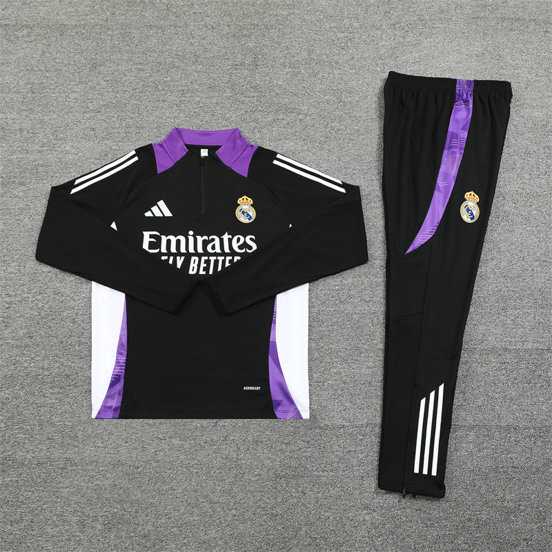Survet Real Madrid Noir & Mauve 24/25
