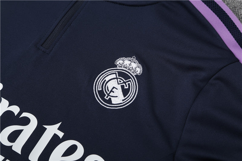 Survet Real Madrid Noir & Mauve 23/24